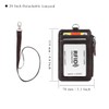 HAWEE Men's ID Card Holder, Card Case, Name Holder, Zipper,