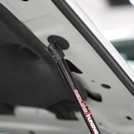 Redline Tuning 21-11043-02 Hood QuickLIFT Plus System Compatible with Ford Ranger 2022-2023 (All Black Components - Bolt in System)