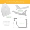 4 x K2 C8067 Conservatory Gutter Union or Corner or