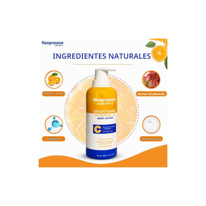 Neoprosone loción corporal iluminadora de 500 ml – Formulada para