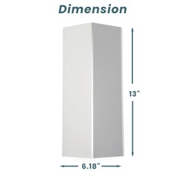 13" Heat Plate Grill Replacement Parts for Cuisinart CGG-306, for Nexgrill 820-0007 820-0007G 820-0033 820-0015, for Megamaster 820-0033M, 820-0007B, Stainless Steel Flame Tamer 306-20133 306-20087