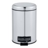 WENKO Cosmetic Pedal Bin Leman Stainless Steel Glossy 3 L