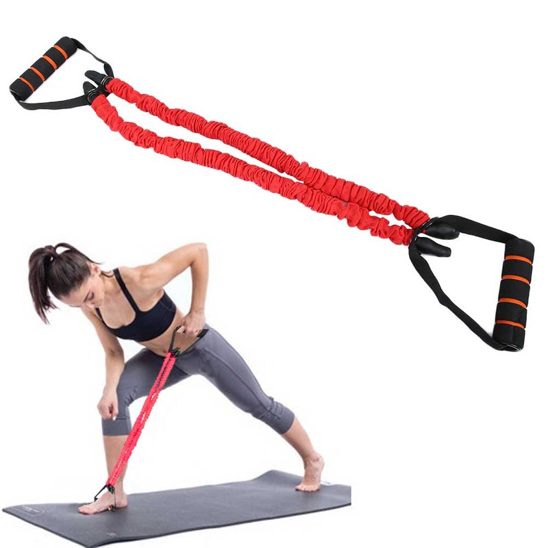 Elderly Stroke Recovery Fitness Training Pulling Rope Elastic Tension Resistance