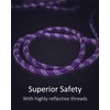 Long Dog Leash for Dog Training 16FT/30FT/50FT/100FT, Reflective Threads Rope