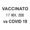 Trodat Printy 4750 Self-Inking Doctors Date Stamp with Vaccinated Text