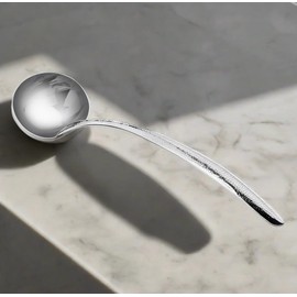 Cuisinox UTE-16 Stainless Steel Hand Hammered Ladle, 14 inch