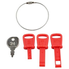 Manioiity SnowThrower SnowBlower Starter Ignition Key Set 490-241-0008 Compatible with MTD Compatible with Troy-Bilt Compatible with Tecumseh Compatible with Craftsman Lawn and Garden Engines