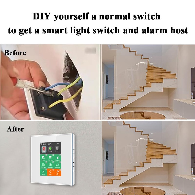 LANBON Alarm Home Security System, Smart Home Alarm Pack 7