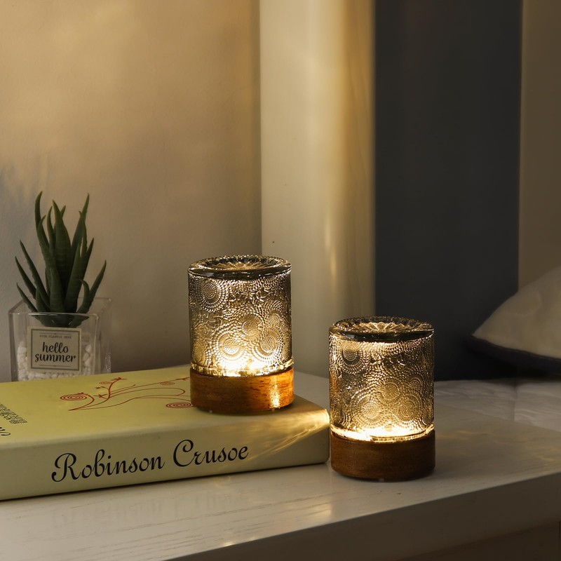 GZWANHANGMY Mini Soft Warm Light Lamp Battery Operated Portable Night