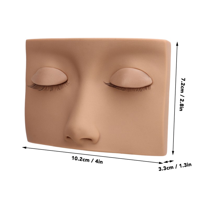 Lash Mannequin Head Removable Silicone Replacement Eyelash Mannequin Head for