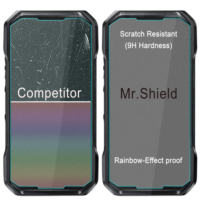 Mr.Shield Screen Protector Compatible with KYOCERA DuraForce PRO 3 [Tempered