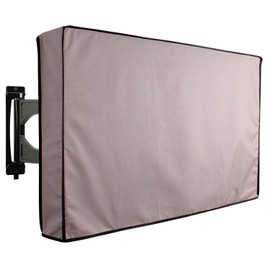 KHOMO GEAR Outdoor TV Cover Universal Weatherproof Protector for 40-42 Inch TV - Fits Most Mounts & Brackets, Grey (VC-tv-cover-40-grey)