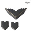 Faderr 12 x Black Metal Corner Protectors