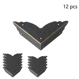Faderr 12 x Black Metal Corner Protectors