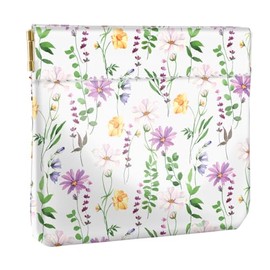 Bolsa de monedero exprimible para cambios, mini monedero, bolsillo para monedero para bolso, Margarita Blanca, Lindo