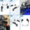 Adjustable Passenger Armrests with Cup Holder for Motorcycle Accessory Compatible