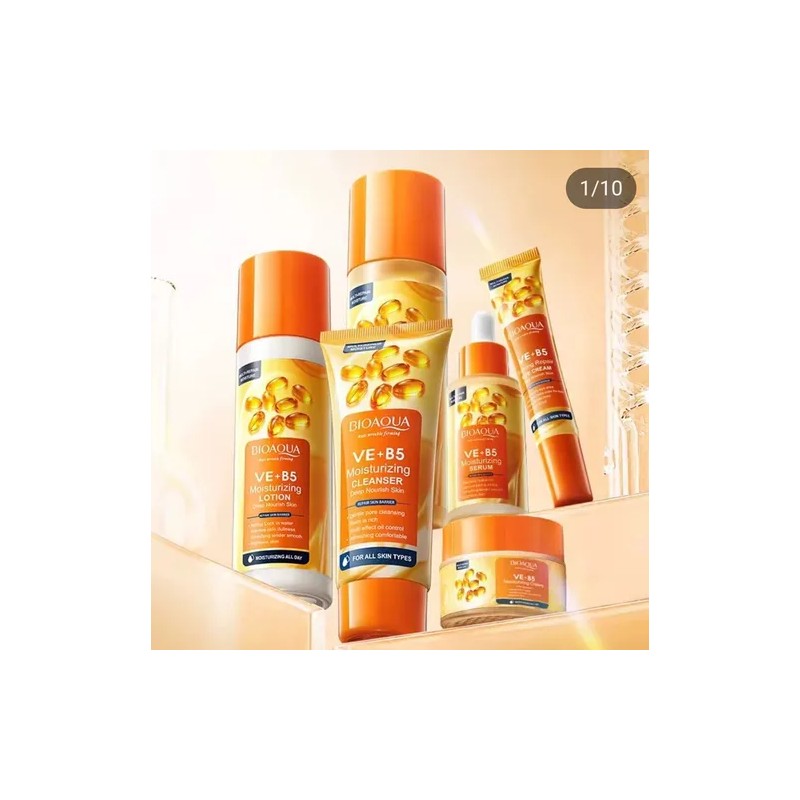Set Bioaqua Facial Reafirmante Antiarrugas Ve+b5