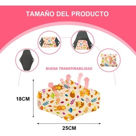 11 pcs Almohadillas Menstruales Reutilizables de Carbón de Bambú Toallas Sanitarias Servilletas Menstruales Reutilizables Contiene dos Bolsas de Almacenamiento Puede Usar para Incontinencia Urinaria