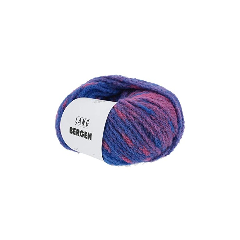 Lang Yarns - Bergen 0007 Blue Pink 50 g