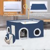 Gosipeya Cat House for Indoor Cats – Foldable Cat Cave