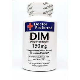 Doctor Preferred DIM (Diindolylmethane) 150mg Hormone Support, Vegetarian Capsules