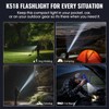 Rechargeable Tactical Flashlights, High Lumens Small Mini USB-C LED Flashlight,