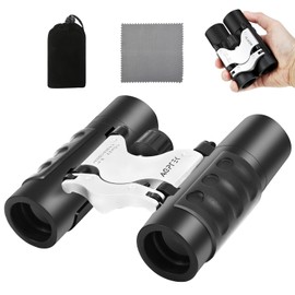 (10 Magnification Ideal for Live Beginners) Binoculars, 0.4 x 0.9 inches (10 x 22 mm), 0.9 inch (22 mm) Diameter, Opera Glass, Concert, Lightweight, Compact, Equipped with Bak4 & FMC Multilayer Green