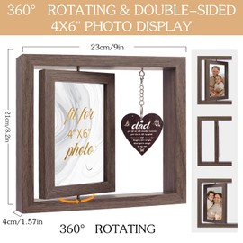 Memorial Gift for Loss of Dad, Sympathy Gifts Picture Frame for Loss of Father, In Loving Memory Picture Frame, Remembrance Gifts Funeral Gifts Bereavement Memorial Gifts for Loss of Loved One