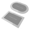 Tapete De Baño Ultra Suave Antideslizante Absorbente, 2 Unid