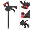AIMALL 4 Pcs Quick Woodworking Clip Bar Clamp F-tyle Grip