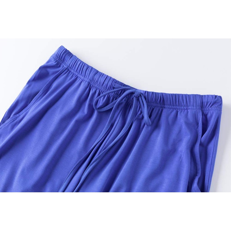 AvaCostume pijama de algodón para hombre, Azul, Small