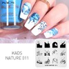 KADS Nail Art Stamp Plate - Ocean Sea Mermaid Series