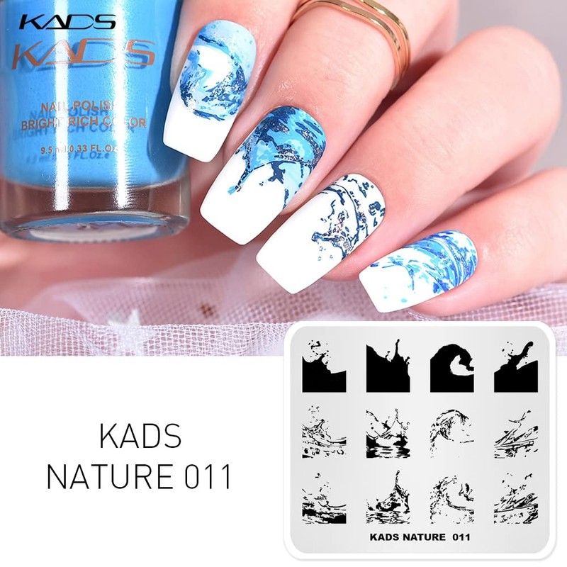 KADS Nail Art Stamp Plate - Ocean Sea Mermaid Series