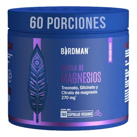 Birdman Magnesio Citrato, Glicinato Y Treonato 180c Trifecta