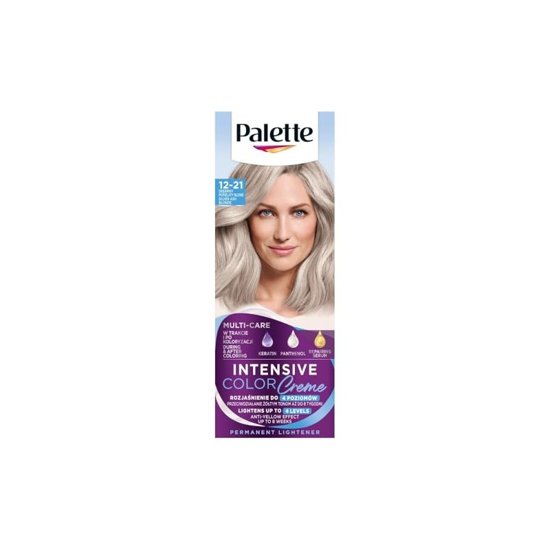 Palette Intensive Color Creme Long-lasting cream hair dye 12-21 Silver