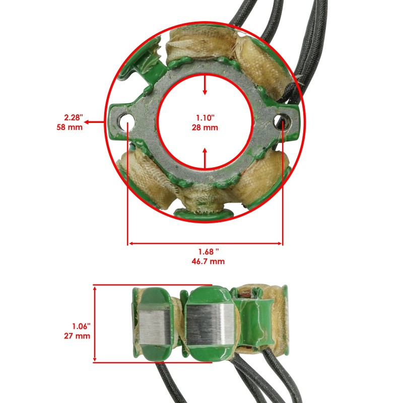 For Suzuki Stator And Gasket for Suzuki RM125 1998 1999