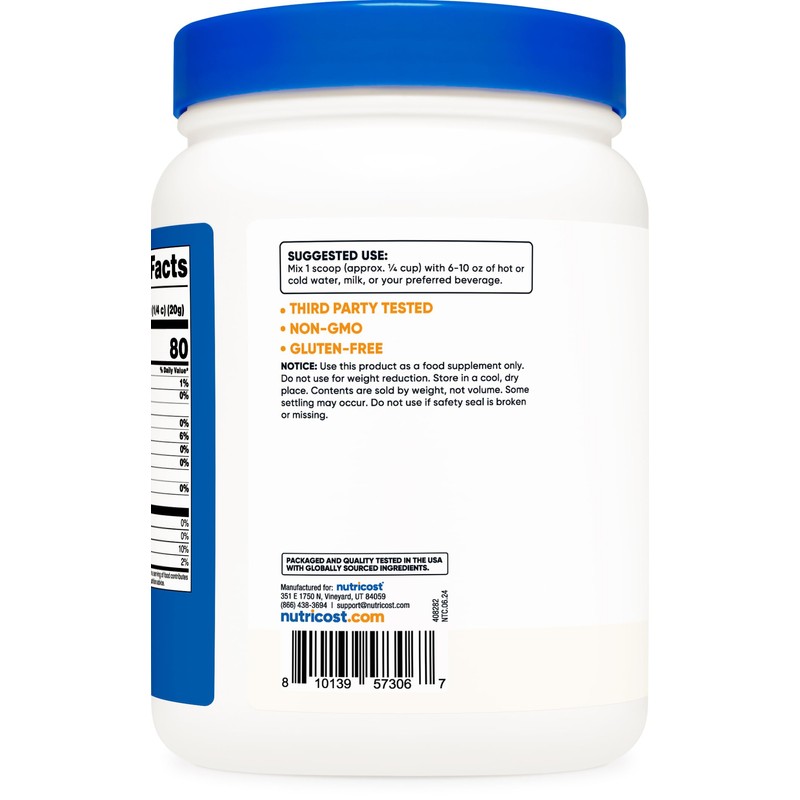 Nutricost Beef Bone Broth Protein Powder Unflavored (20 Servings) -