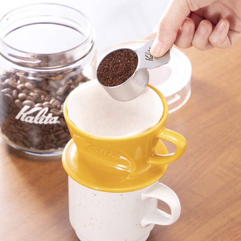 Kalita TSUBAME Coffee Measure Stainless Steel Blast S Matte Finish