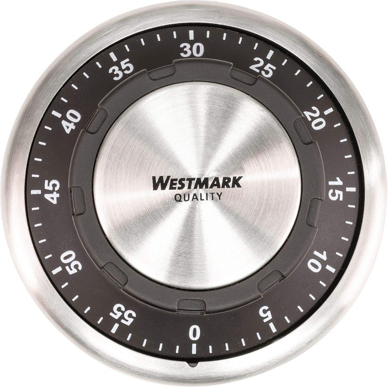 Westmark Redondo 10922260 Mechanical Magnetic Kitchen Timer 1-60 Minutes Stainless