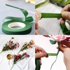 4 Roll Florist Tape, 12mm Width Dark Green Flower Tapes