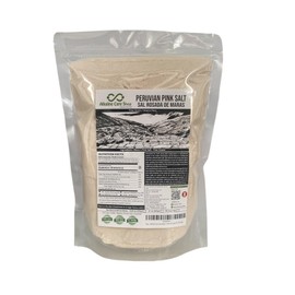 ALKALINE CARE SHOP - Peruvian Pink Salt - Gourmet Salt from Maras - Sal de Maras - Harvested by hand | 21 oz. (600gr) | (PERUVIAN PINK SALT, FINE GRAIN)
