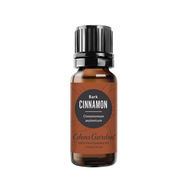 Edens Garden Cinnamon- Bark Essential Oil, 100% Pure Therapeutic Grade (Undiluted Natural/Homeopathic Aromatherapy Scented Essential Oil Singles) 10 ml