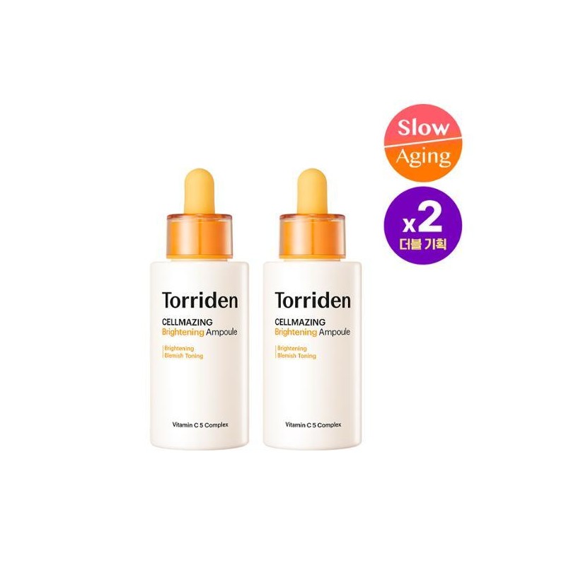 Torriden Cellmazing Vita-C Brightening Ampoule 30ml Double Set - [SET]