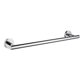Nolimas Polished Chrome Bath Towel Bar Single Bars Towel Rack Rod Classic Wall Mounted Stainless Steel Bathroom Towel Bar Toilet Kitchen Towel Shelf Single Layer,24inch