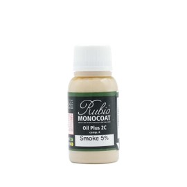 Rubio Monocoat Wood Stain & Finish Sample - Smoke 5% | Oil Plus Part A | Quick-Dry, Eco-Friendly Linseed Wood Oil for Indoor Use | Ideal for Sampling Oil Plus 2C & Touch Ups | 20 mL