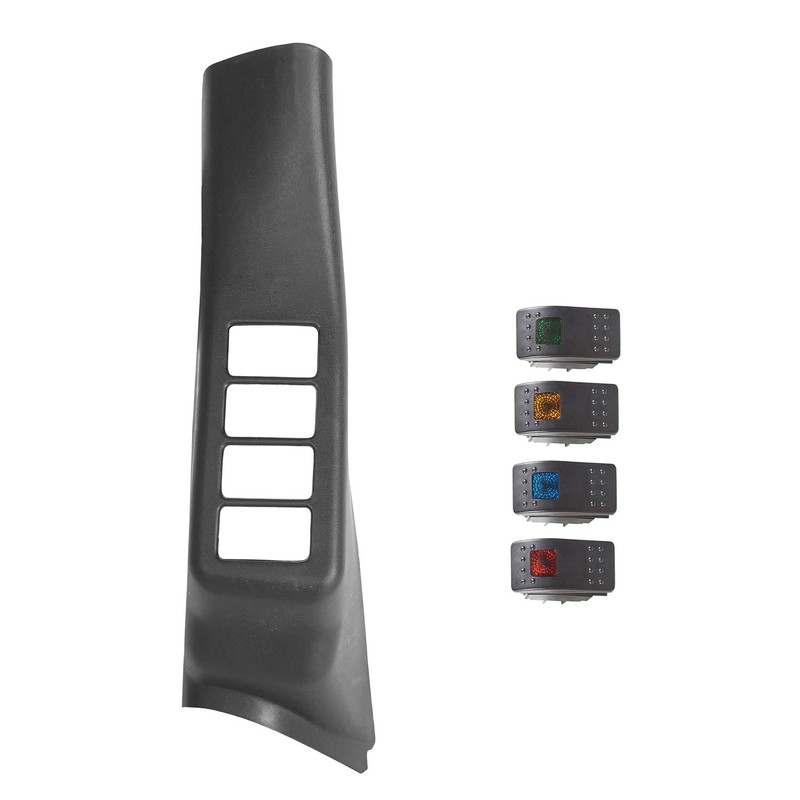 u-Box JK Wrangler Light Switch Pod Panel A Pillar w/