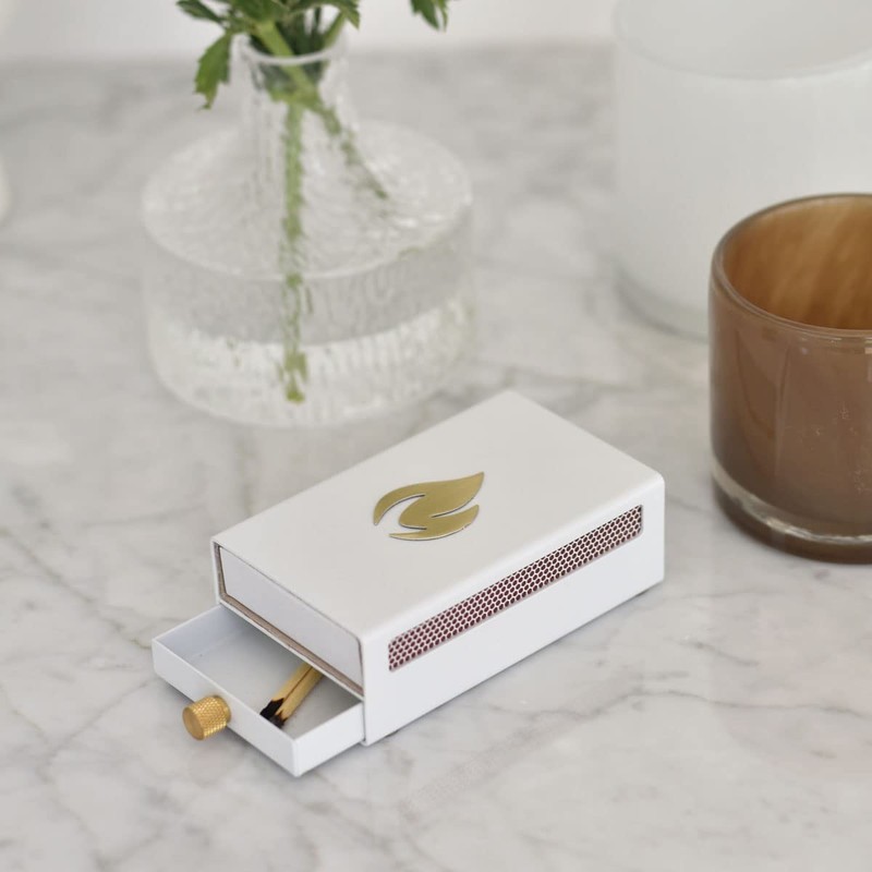 Nordic Flame Design Matchbox Made of Powder Coated Steel with