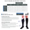 Truform Compression Socks, 15-20 Mmhg, Men's Dress Socks, Knee High