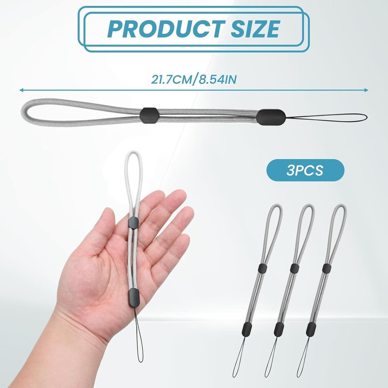 3 Pack Cordón para Celular, Correa para Celular Ajustable Nailon,