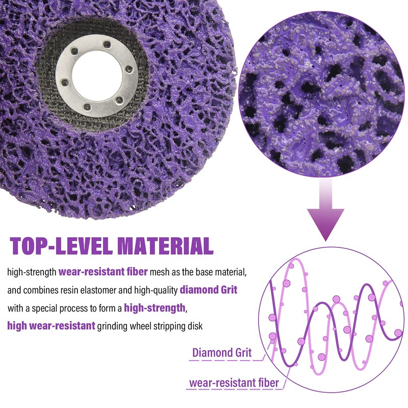 8 Pack Strip Discs Stripping Wheel for Angle Grinder,Paint Rust